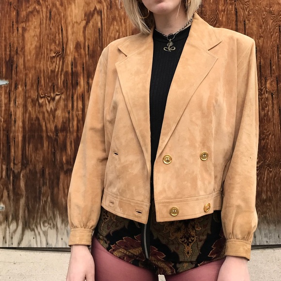 SOLD🔥RARE 1970s GUCCI Suede Blazer Jacket 🔥 - Picture 2 of 8